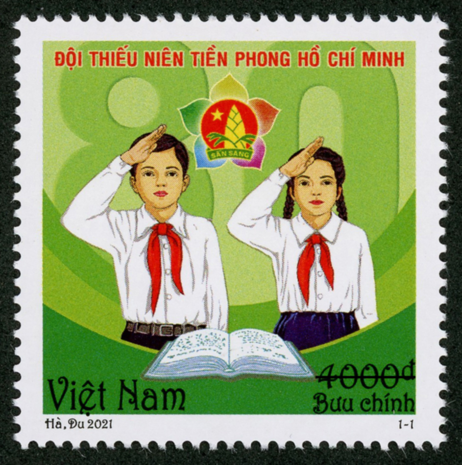 Giới thiệu bộ tem “Đội Thiếu niên Tiền phong Hồ Chí Minh”