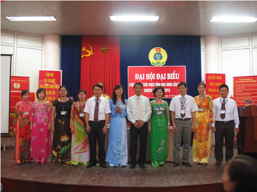 Công đoàn Bưu Điện tỉnh Hòa Bình tổ chức Đại hội lần thứ III nhiệm kỳ 2012-2015