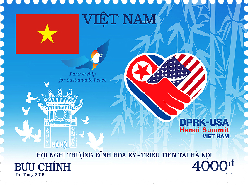 Giới thiệu bộ tem “Chào mừng Hội nghị Thượng đỉnh Hoa Kỳ - Triều Tiên”
