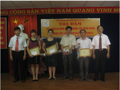Công đoàn Bưu Điện tỉnh Lào Cai tôn vinh cán bộ Công đoàn cơ sở giỏi
