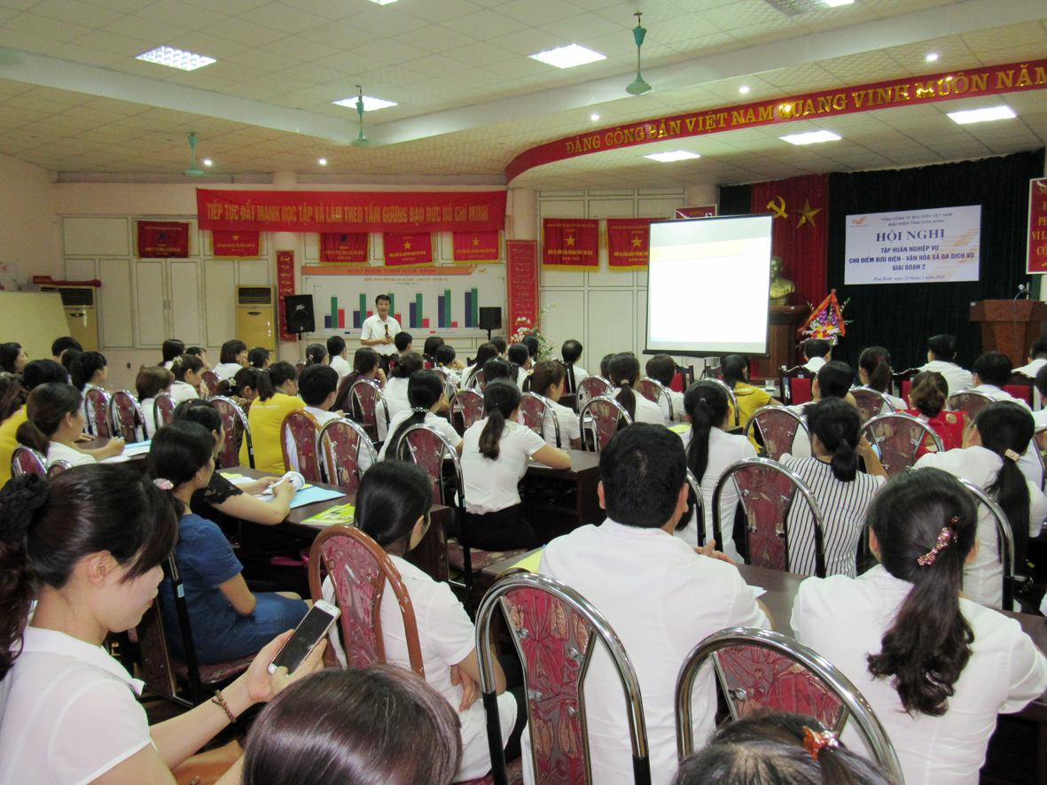 Bưu điện Hải Phòng, Hòa Bình: đào tạo nâng cao nghiệp vụ cho nhân viên điểm BĐ-VHX đa dịch vụ