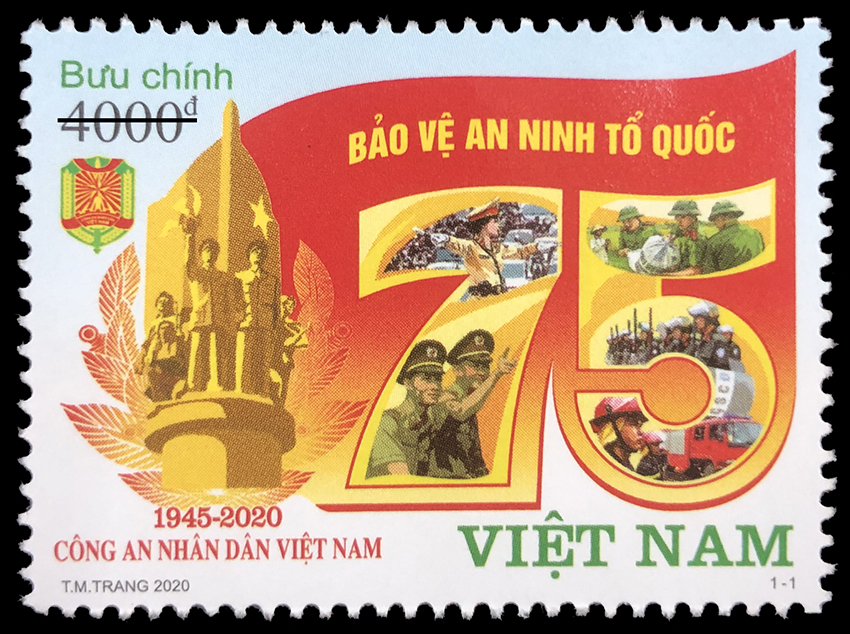 Giới thiệu bộ tem “Công an Nhân dân Việt Nam”