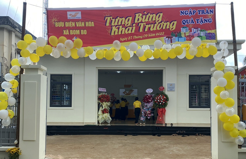 Bưu điện tỉnh Bình Phước khai truơng Bưu điện - Văn hoá xã Bom Bo