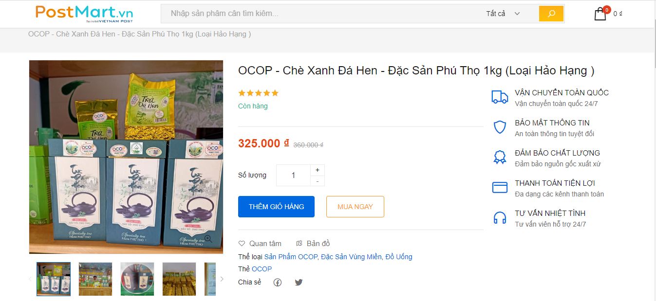 Phú Thọ: Nỗ lực đưa sản phẩm OCOP xuất ngoại thông qua sàn TMĐT