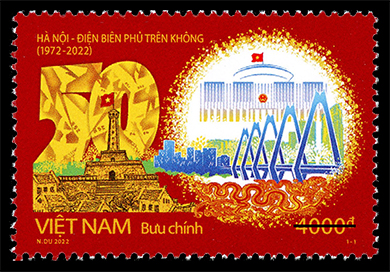 Giới thiệu bộ tem “Kỷ niệm 50 năm Trận chiến 12 ngày đêm “Hà Nội - Điện Biên Phủ trên không” (1972-2022)”