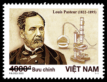 Giới thiệu bộ tem “Kỷ niệm 200 năm sinh nhà khoa học Louis Pasteur (1822-1895)”