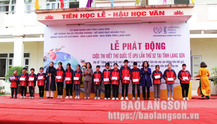 Lạng Sơn: Phát động Cuộc thi viết thư quốc tế UPU