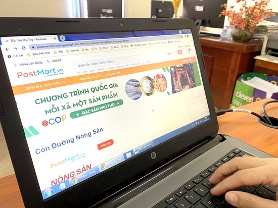 Phú Thọ: Đưa sản phẩm nông nghiệp lên sàn thương mại điện tử