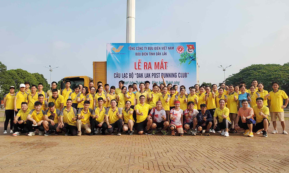 Bưu điện tỉnh Đắk Lắk ra mắt Câu lạc bộ "Dak Lak Post Running Club"