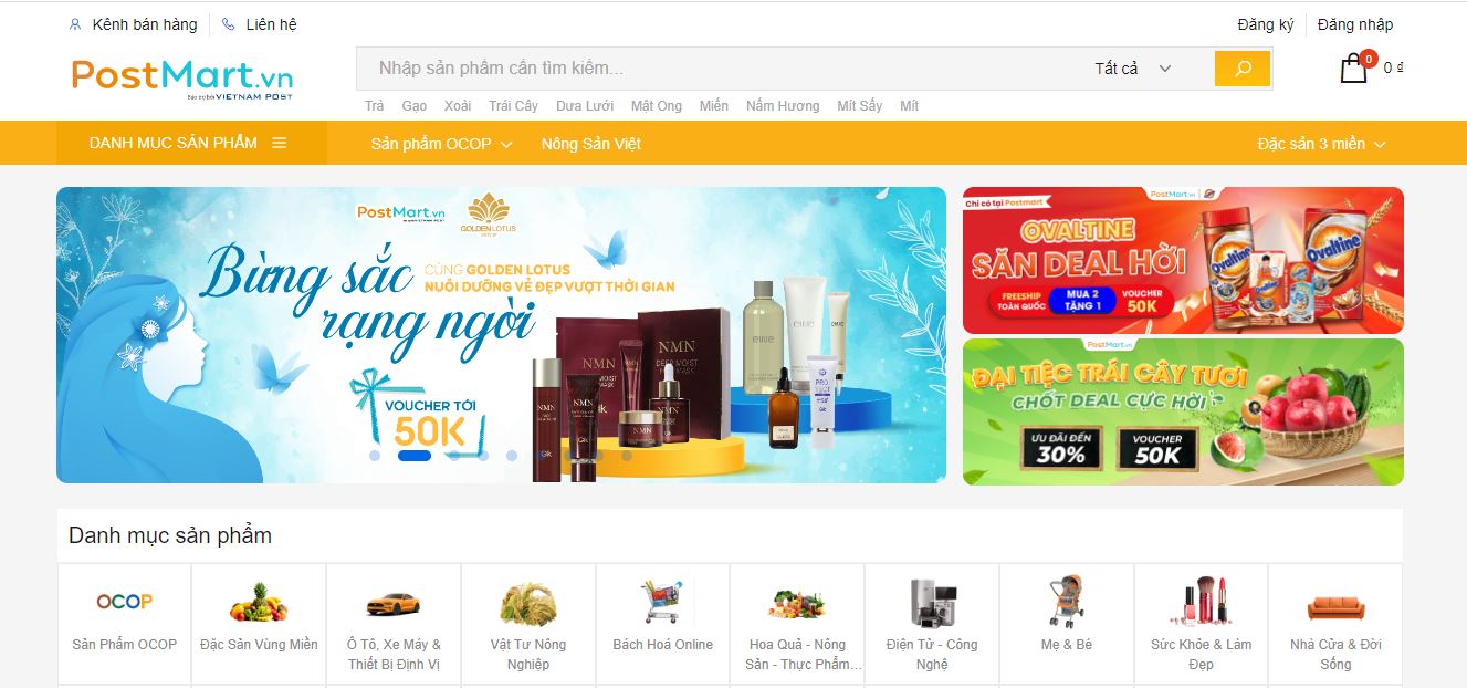 Sàn TMĐT Postmart - thay đổi để đáp ứng người tiêu dùng