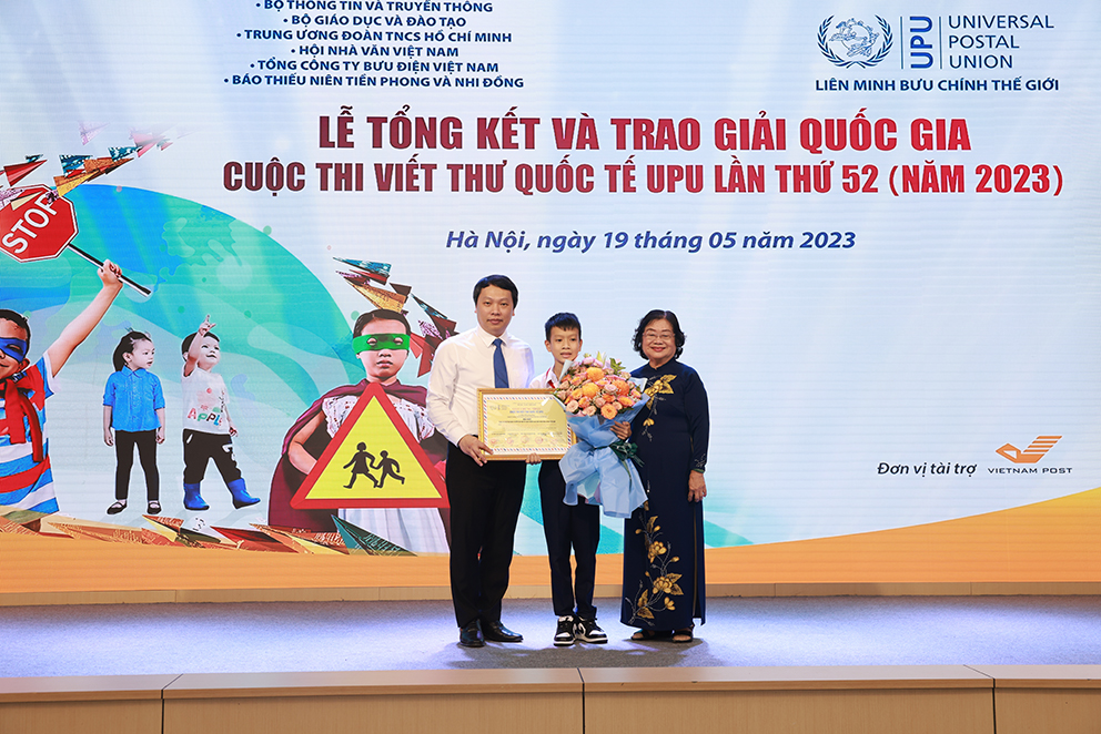Lễ Tổng kết và Trao giải Cuộc thi Viết thư quốc tế UPU lần thứ 52 năm 2023