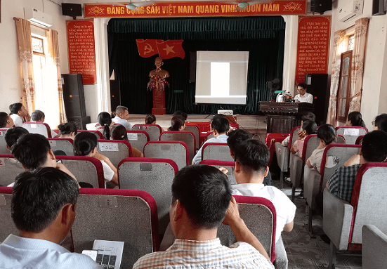 Tập huấn triển khai thông báo địa chỉ số tại huyện Đông Hưng, tỉnh Thái Bình