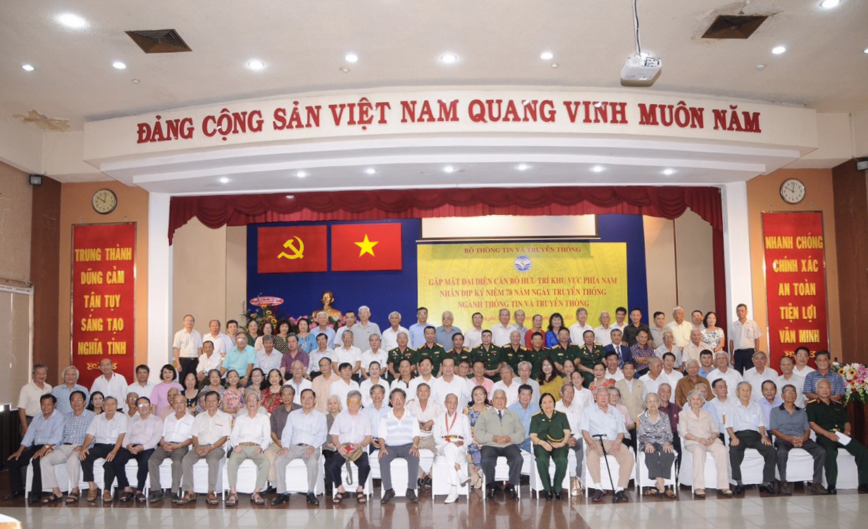 Gặp mặt cán bộ hưu trí ngành Thông tin và Truyền thông khu vực phía Nam