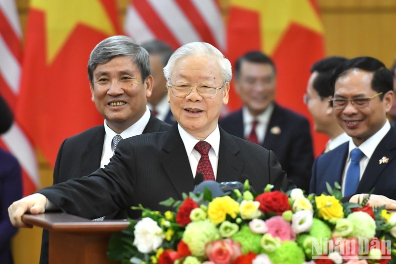 Việt Nam - Hoa Kỳ thông qua Tuyên bố chung, nâng tầm quan hệ hai nước