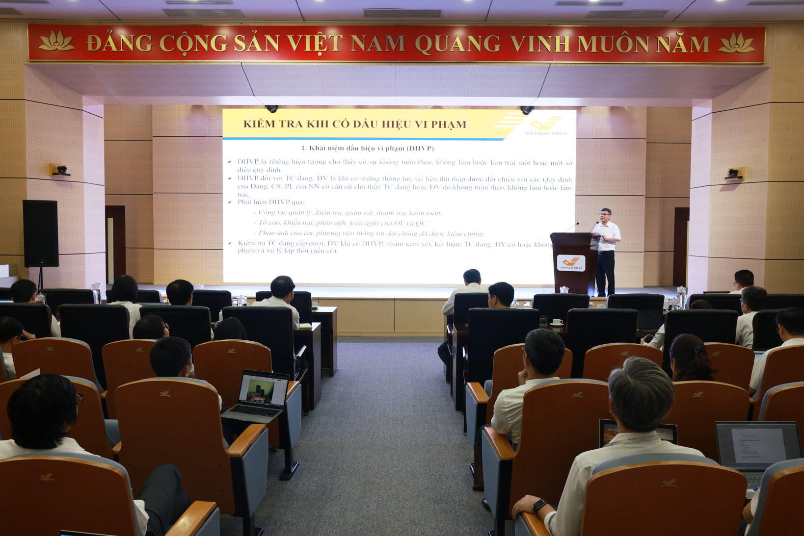 Đảng uỷ Tổng công ty Bưu điện Việt Nam tổ chức hội nghị tập huấn, bồi dưỡng nâng cao nghiệp vụ công tác Đảng năm 2023