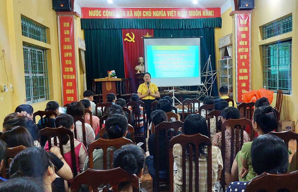 Độc đáo “chuỗi” Hội nghị tư vấn buổi tối phát triển người tham gia Bảo hiểm xã hội tại huyện Chương Mỹ