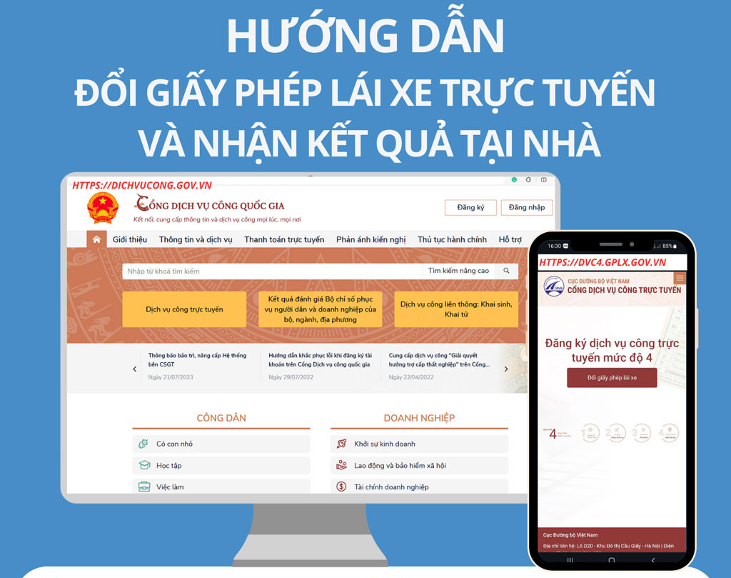 Bắc Ninh: Tiếp nhận 3.220 hồ sơ nộp trực tuyến về đổi giấy phép lái xe
