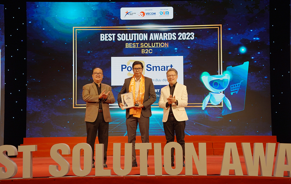Bưu điện Việt Nam được vinh danh tại Best Solution Awards 2023