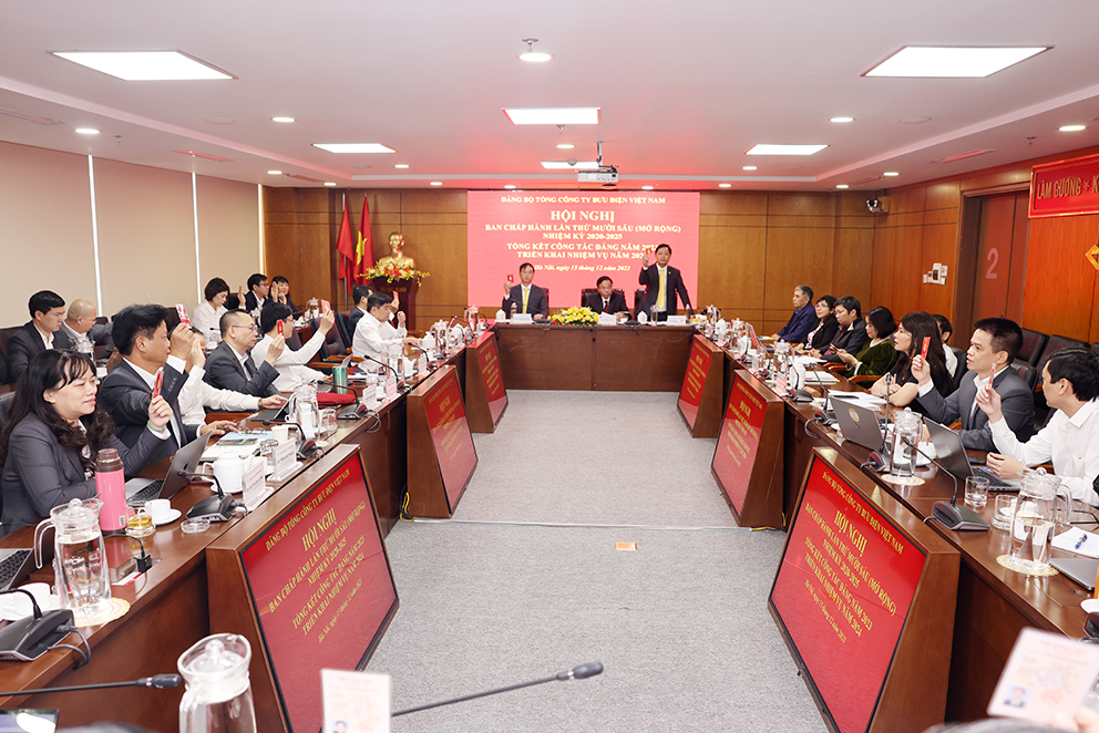 Hội nghị tổng kết công tác Đảng năm 2023, triển khai nhiệm vụ năm 2024