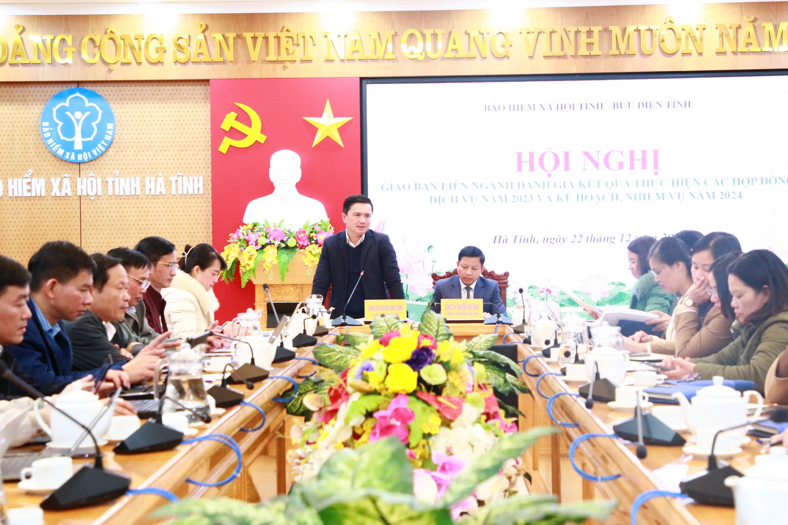 Bưu điện tỉnh Hà Tĩnh và Bảo hiểm xã hội triển khai kế hoạch thực hiện nhiệm vụ năm 2024
