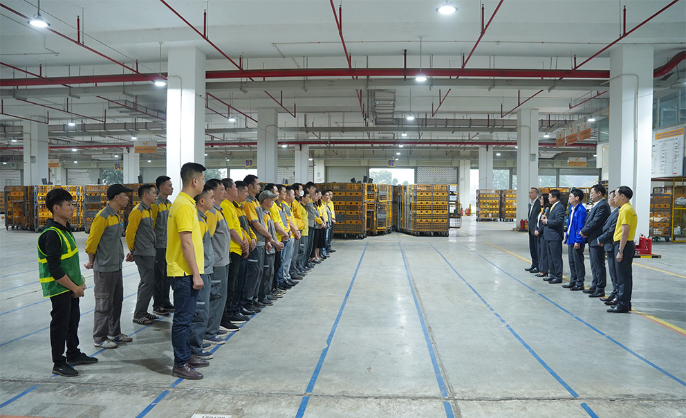 Lãnh đạo Tổng công ty thăm, chúc Tết CBCNV-NLĐ nhân dịp năm mới Xuân Giáp Thìn 2024