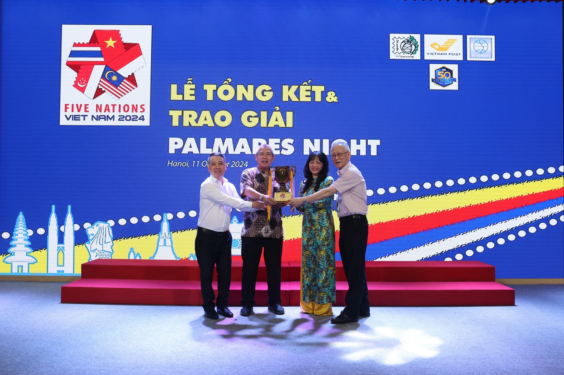 Nhiều bộ sưu tập tem được vinh danh tại Triển lãm Tem năm nước - Việt Nam 2024