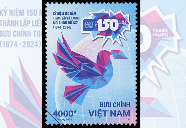 Giới thiệu bộ tem “Kỷ niệm 150 năm thành lập Liên minh Bưu chính thế giới (1874-2024)”