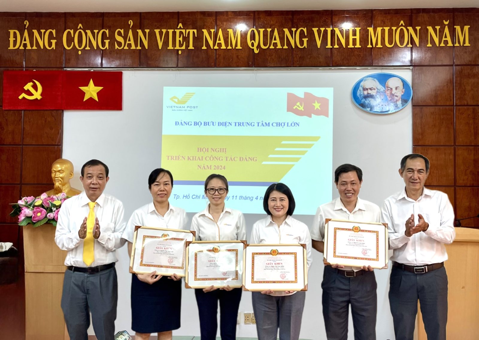 Đảng bộ cơ sở Bưu điện Trung tâm Chợ Lớn triển khai nhiệm vụ công tác trọng tâm năm 2024