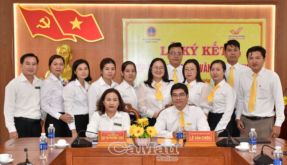 Cà Mau: Tống đạt văn bản tố tụng của toà án qua Bưu điện