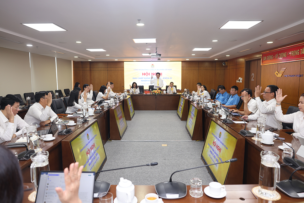 Công đoàn Tổng công ty Bưu điện Việt Nam tổ chức Hội nghị Ban chấp hành lần thứ 3 khóa IV, nhiệm kỳ 2023-2028