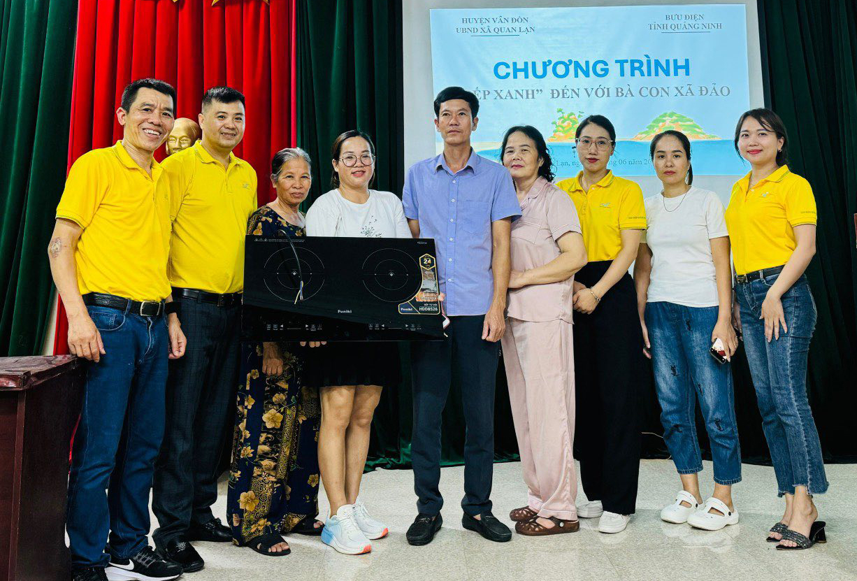 Bưu điện tỉnh Quảng Ninh với Dự án “Bếp xanh” nơi xã đảo!