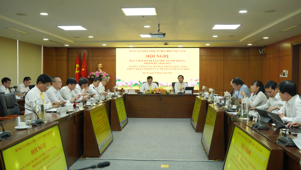 Đảng bộ Tổng công ty Bưu điện Việt Nam triển khai nhiệm vụ trọng tâm 6 tháng cuối năm 2024
