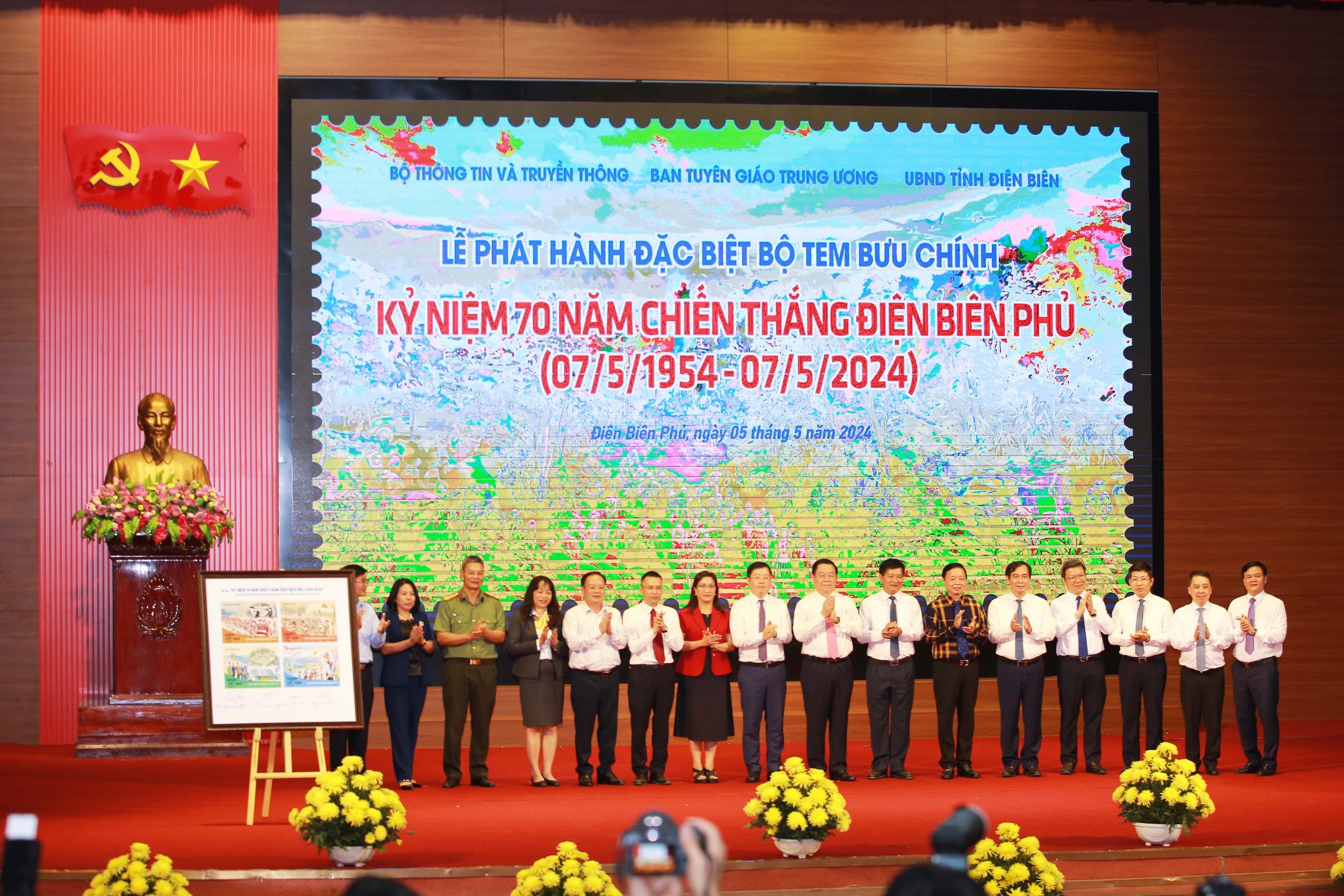 Phát hành đặc biệt bộ tem “Kỷ niệm 70 năm chiến thắng Điện Biên Phủ (1954-2024)”