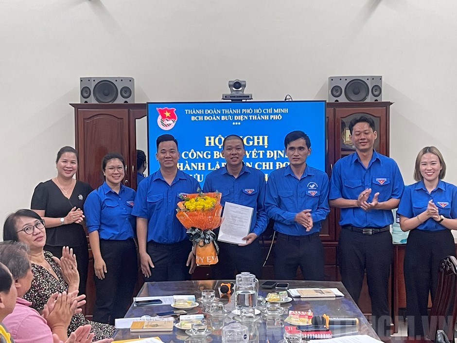 Thành lập Liên Chi đoàn Bưu điện TP Hồ Chí Minh