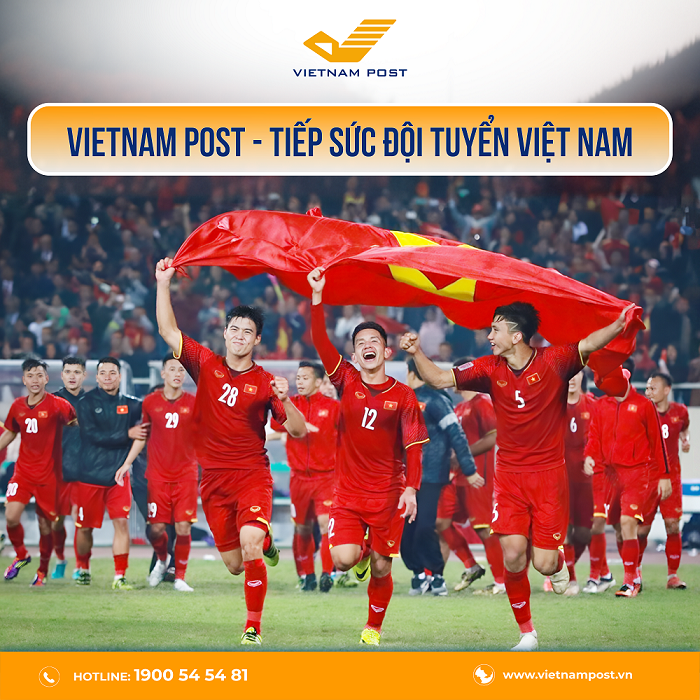Vé xem Đội tuyển VIỆT NAM - THÁI LAN, NGA sẽ được chuyển đến người hâm mộ qua dịch vụ của Bưu điện Việt Nam